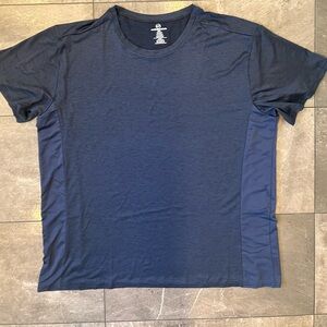 New! Real essential Men's Blue Athletic Shirt size 3xl
